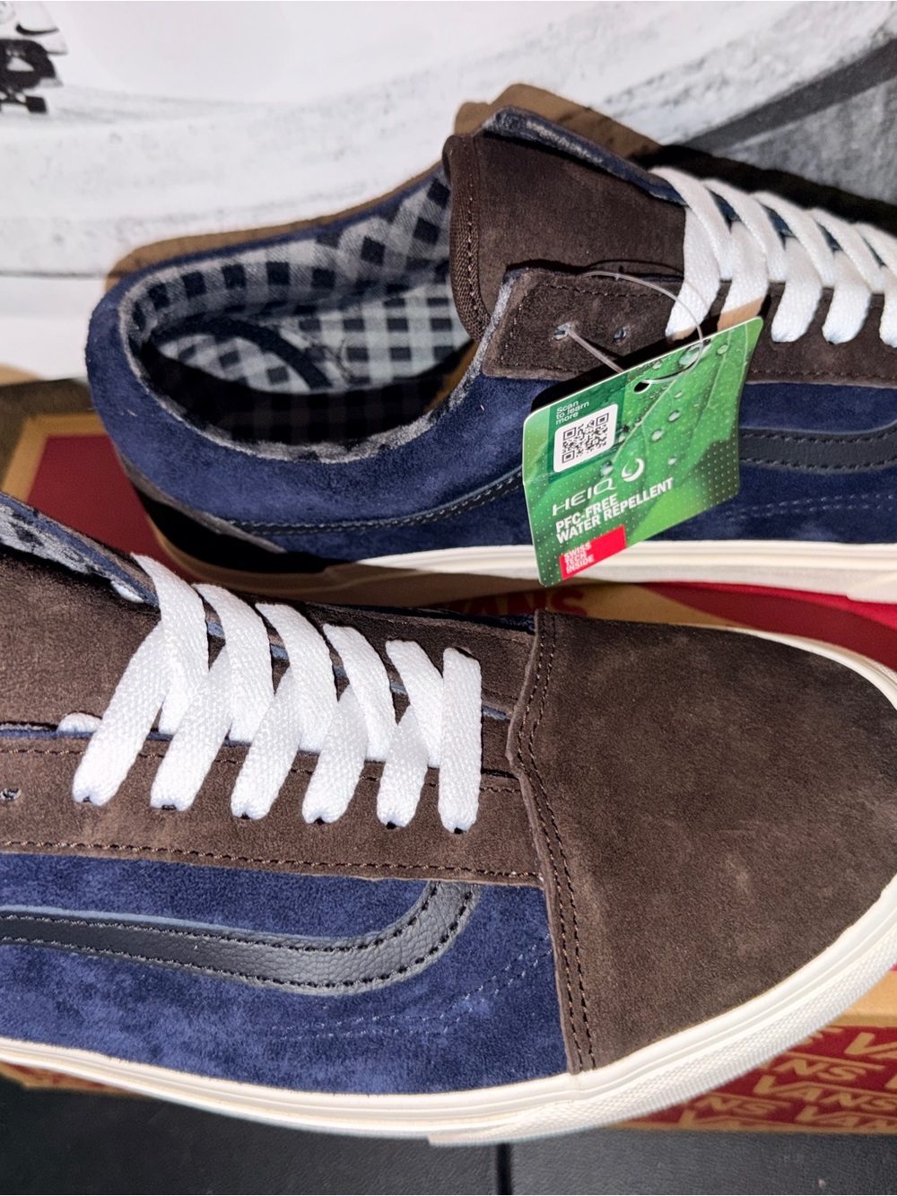 Vans Old Skool Pig Suede sz 11.5 Men’s 13.0 Woman - Picture 11 of 13